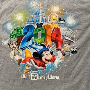 Disney parks Disneyland resort 2014 Disney world graphic T-shirt NWT